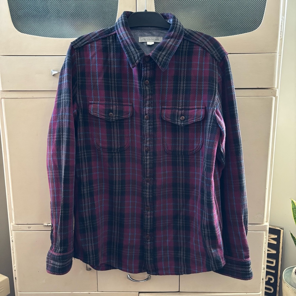 Outerknown Blanket Shirt Size Medium - Picture 7 of 11